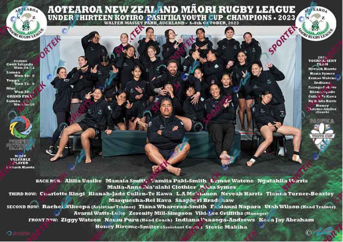 Aotearoa New Zealand Maori RL Under 13 Kotiro Representative Team ...
