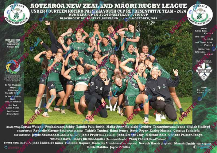 Aotearoa New Zealand Maori RL Under 14 Kotiro Pasifika Youth Cup ...