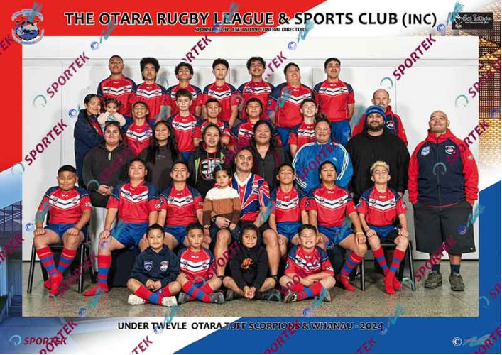 Tuff Rugby Otara Scorpions Rugby League Under 12 Tuff Scorpions - 2024 (Whanau)