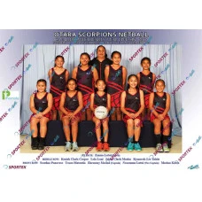 Otara Scorpions Netball Cavalier Sweethearts Year 5-6  - 2017