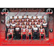 New Zealand Rugby League Counties Manukau Zone Stingrays Under 17 Representative Team - 2019