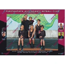Puketaapapa Ascendantz Year 3/4 Piipii Paopao Netball - 2023 (Funny) Puketaapapa Ascendantz Year 3/4 Piipii Paopao Netball - 2023 (Funny)