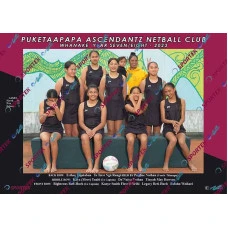 Puketaapapa Ascendantz Year 7/8 Whanake Netball - 2023 (Funny) Puketaapapa Ascendantz Year 7/8 Whanake Netball - 2023 (Funny)