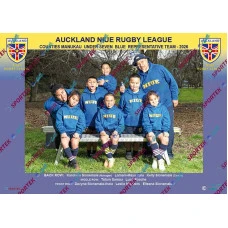 Auckland Niue Rugby League Counties Manukau Under 7 Blue Representative Team - 2026 (Funny) Auckland Niue Rugby League Counties Manukau Under 7 Blue Representative Team - 2026 (Funny)