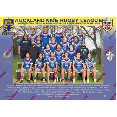 Auckland Niue Rugby League Under 15 Girls Pasifika Youth Cup Representative Team - 2026