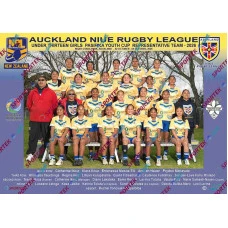 Auckland Niue Rugby League Under 13 Girls Pasifika Youth Cup Representative Team - 2026
